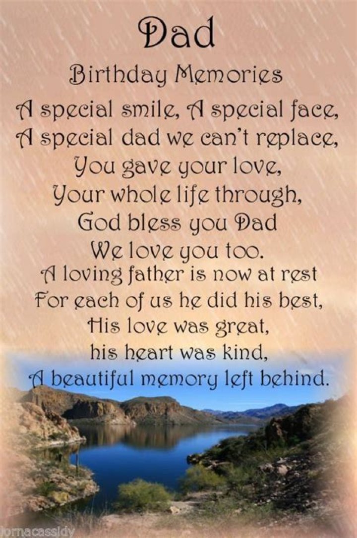 Remembering Dad On His Birthday